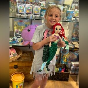 Stella McCartney Mermaid Graphic Fringe Dress, 5 Years